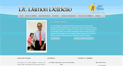 Desktop Screenshot of drdelbello.com